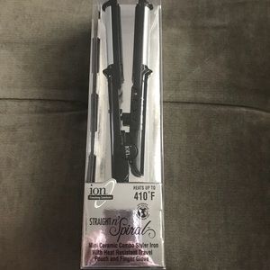 Mini ceramic combo styler iron